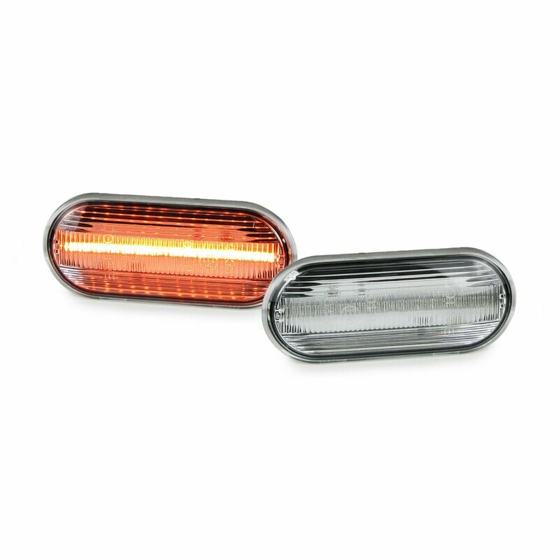 Paire de clignotants latéraux à LED pour Volkswagen Bora Golf Polo Seat Leon Ford Fiesta