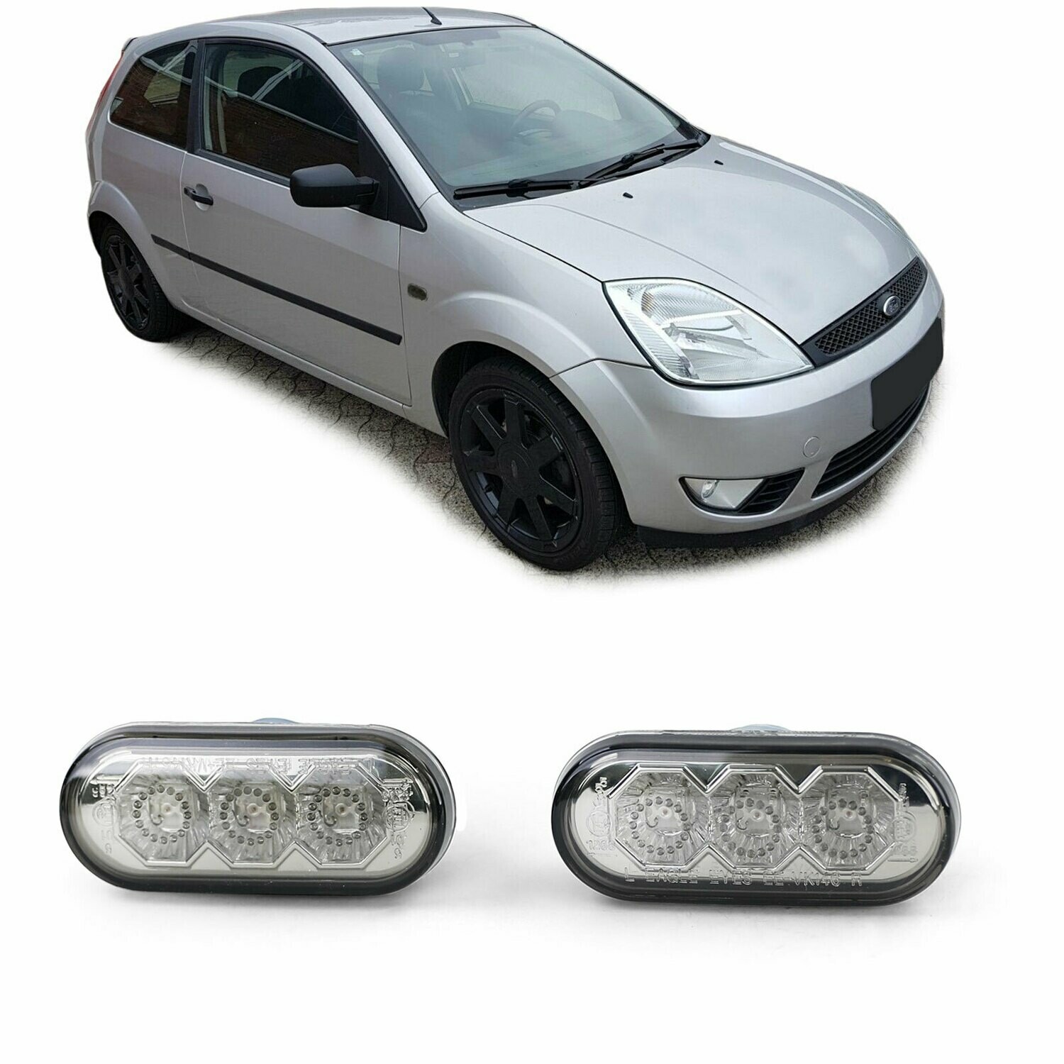 Paire de clignotants latéraux pour Ford C-Max Focus 2 Fiesta 6 Focus 2 Galaxy