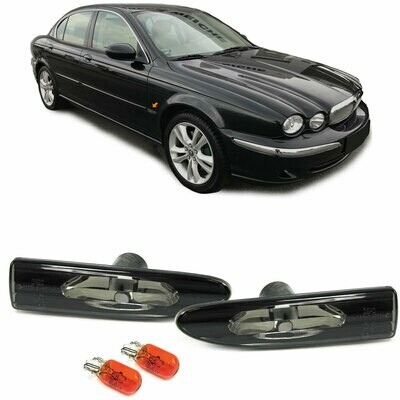 Paire de clignotants latéraux pour Jaguar X Type 2001 - 2009