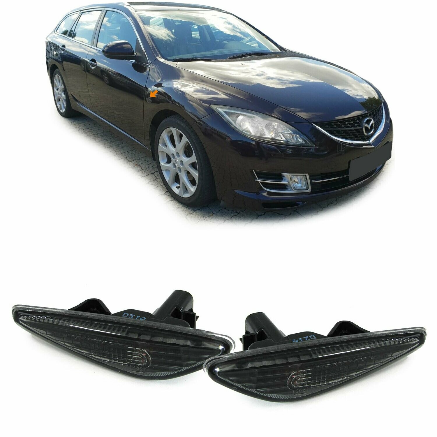 Paire de clignotants latéraux pour Mazda 6 GH 2007 - 2012