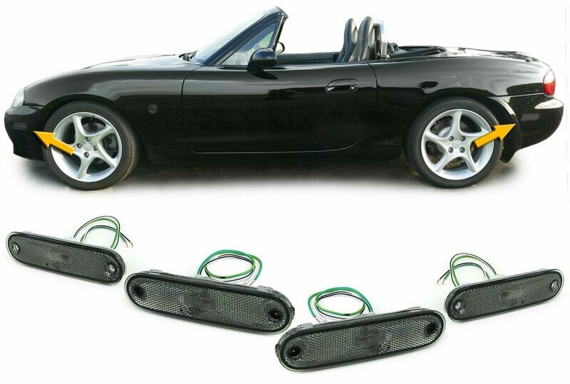 Set de clignotants latéraux réflecteurs pour Mazda MX5 1989 - 2005