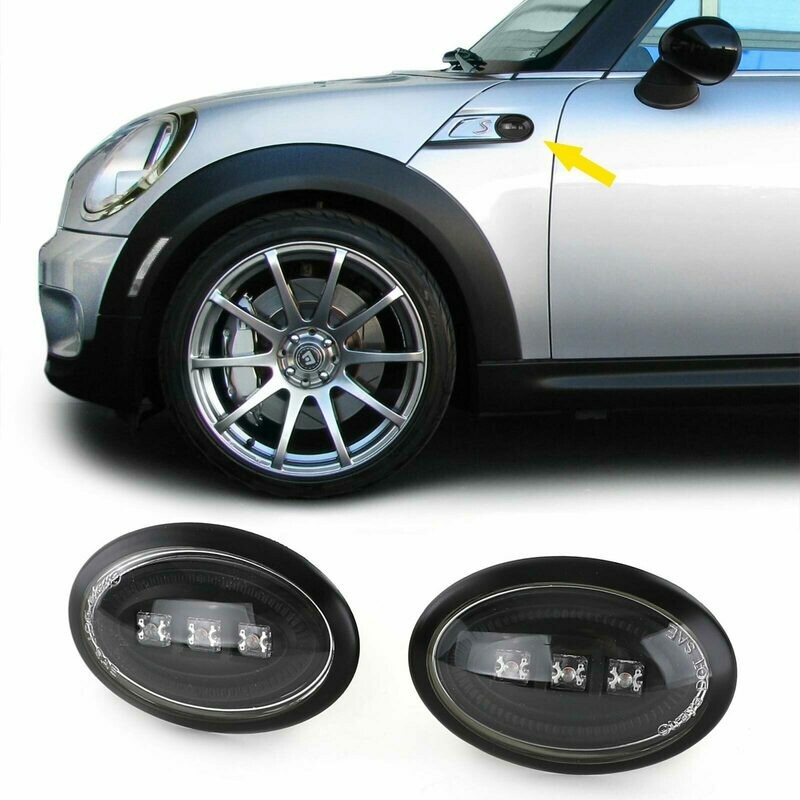 Paire de clignotants latéraux à LED pour Mini Cooper R56 à partir de 2006