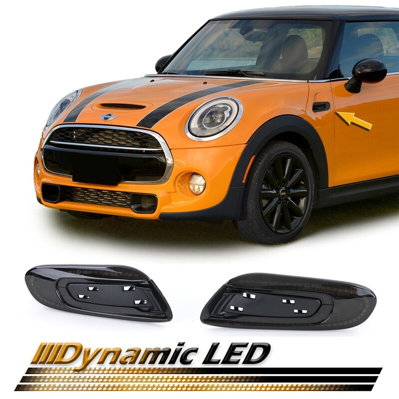 Paire de clignotants dynamiques latéraux à LED pour Mini Cooper F56 à partir de 2013