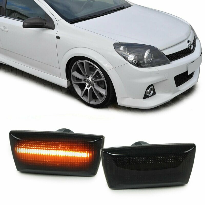 Paire de clignotants latéraux à LED pour Opel Astra H Corsa D Zafira B Insignia