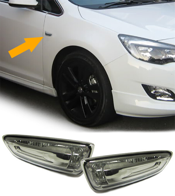 Paire de clignotants latéraux pour Opel Astra J à partir de 2010