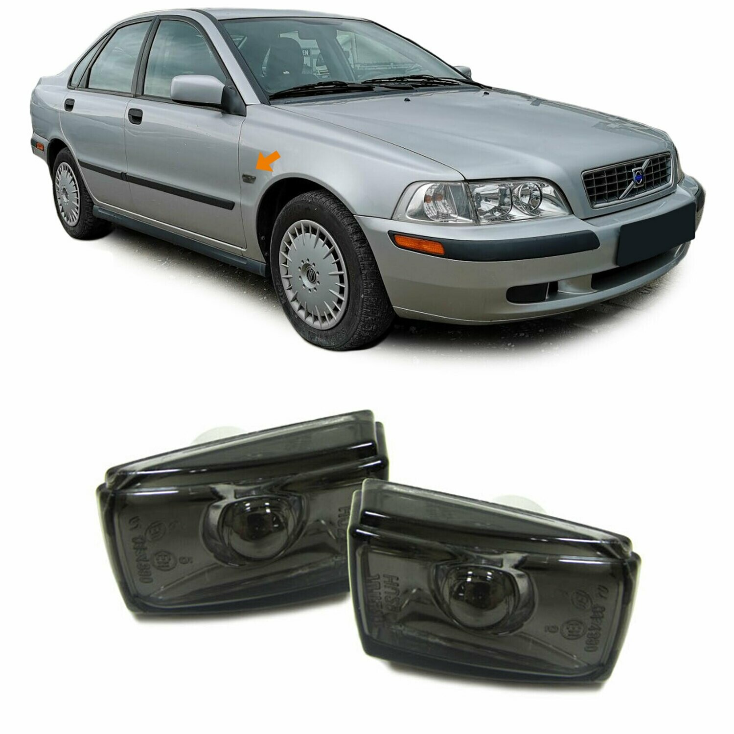 Paire de clignotants latéraux pour Volvo S40 V40 S70 V70 C70 850 940