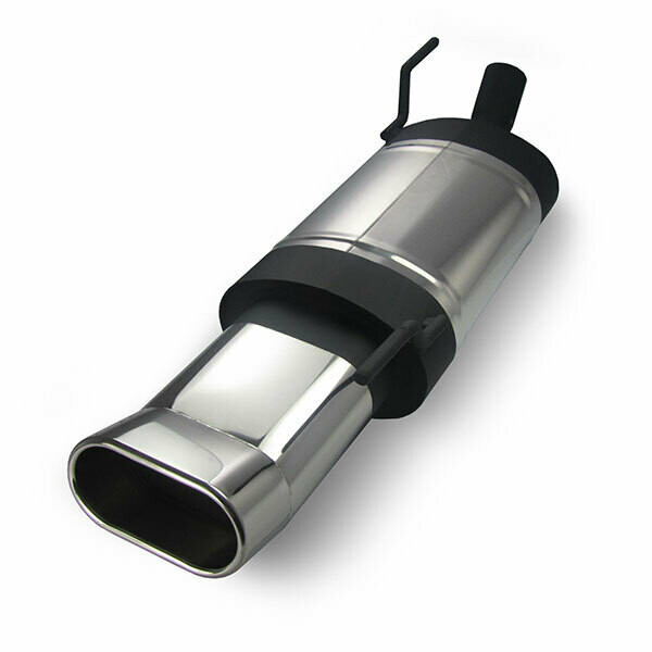 Pot d'échappement sport inox pour Volkswagen Polo IV 6N 6N2