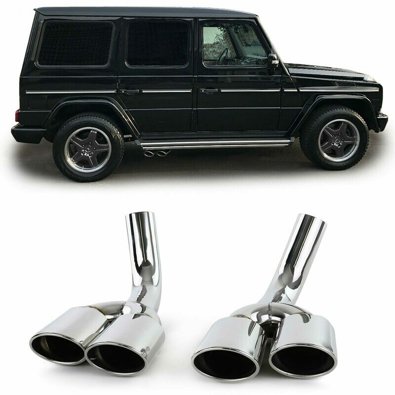 Embouts d'échappement sport inox pour Mercedes Classe G W463 G500 G55 à partir de 1998