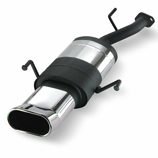 Silencieux / Pot d'échappement sport inox pour Opel Astra G