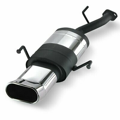 Silencieux / Pot d'échappement sport inox pour Opel Astra G