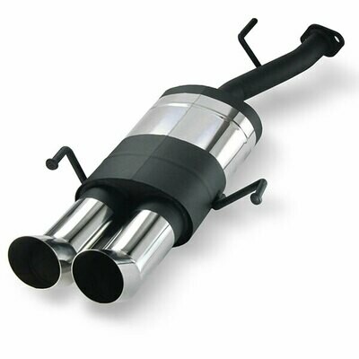 Silencieux / Pot d'échappement sport inox pour Opel Astra G