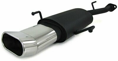 Silencieux / Pot d'échappement sport inox pour Opel Astra G CC