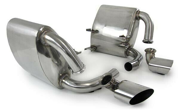 Silencieux / Pot d'échappement sport inox pour Porsche 911 996 C2 C4