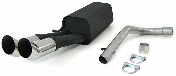 Silencieux / Pot d'échappement sport inox pour Audi A4 B5 1994 - 2001