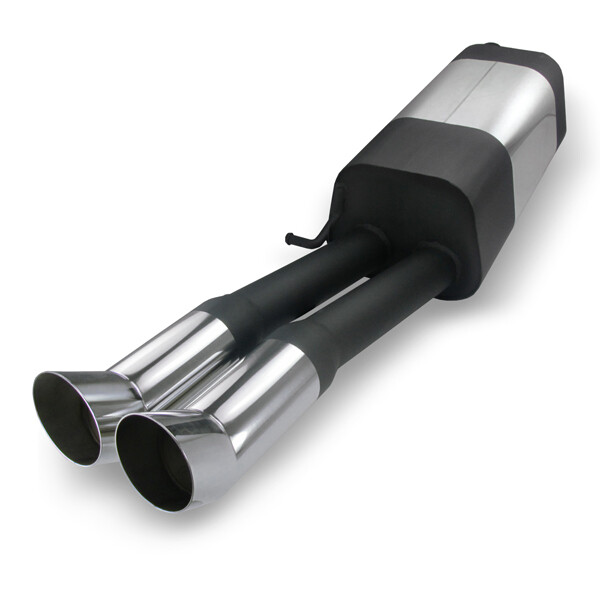 Silencieux / Pot d'échappement sport inox pour Audi A4 B5 1994 - 2001