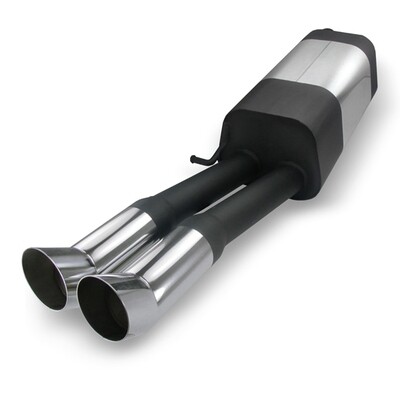 Silencieux / Pot d'échappement sport inox pour Audi A4 B5 1994 - 2001