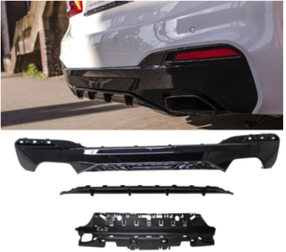 Diffuseur de pare-chocs arriére Sport Look Pack M pour BMW Série 5 G30 G31