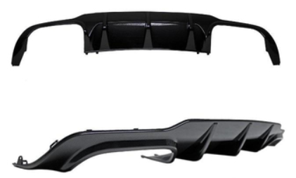 Diffuseur de pare-chocs arriére Look AMG pour Mercedes W204 C204