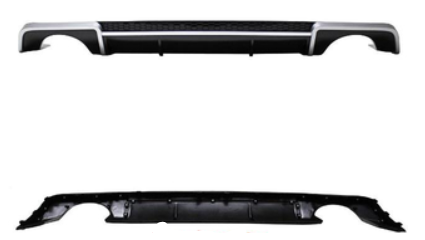 Diffuseur de pare-chocs arriére Look S-LINE pour Audi A4 B9