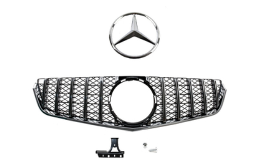 Calandre / Grille + étoile Look AMG pour Mercedes Classe E W207