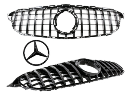 Calandre / Grille + étoile Look AMG pour Mercedes Classe C W205