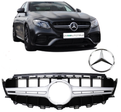 Calandre / Grille + étoile Look AMG pour Mercedes Classe E W213 S213