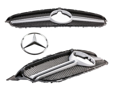 Calandre / Grille + étoile Look AMG pour Mercedes Classe C W205