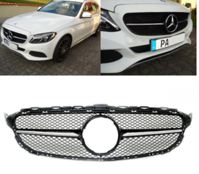 Calandre / Grille Look AMG pour Mercedes Classe C W205 S205