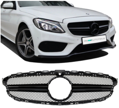 Calandre / Grille Look AMG pour Mercedes Classe C W205 S205