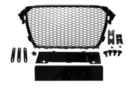Calandre / Grille en nid d'abeille Look RS4 pour Audi A4 B9