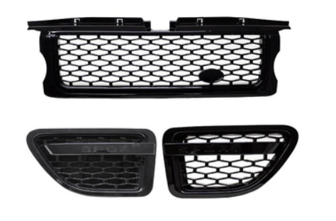 Calandre / Grille + Grilles d'aération en nid d'abeille Sport Look pour Range Rover L320