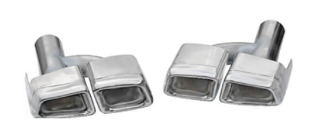 Tuyaux d'échappement look AMG pour Mercedes W212 W221