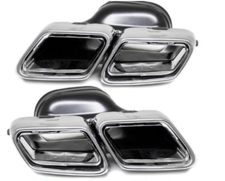 Tuyaux d'échappement look AMG pour Mercedes W212 W222