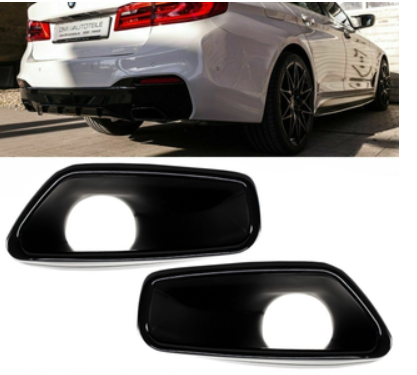 Embouts de tuyaux d'échappement look Pack M Performance pour BMW G30 G31