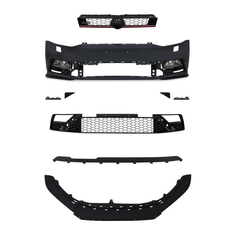 Pare choc avant Sport Look GTI pour Volkswagen Polo 6R 6C 2014 - 2017