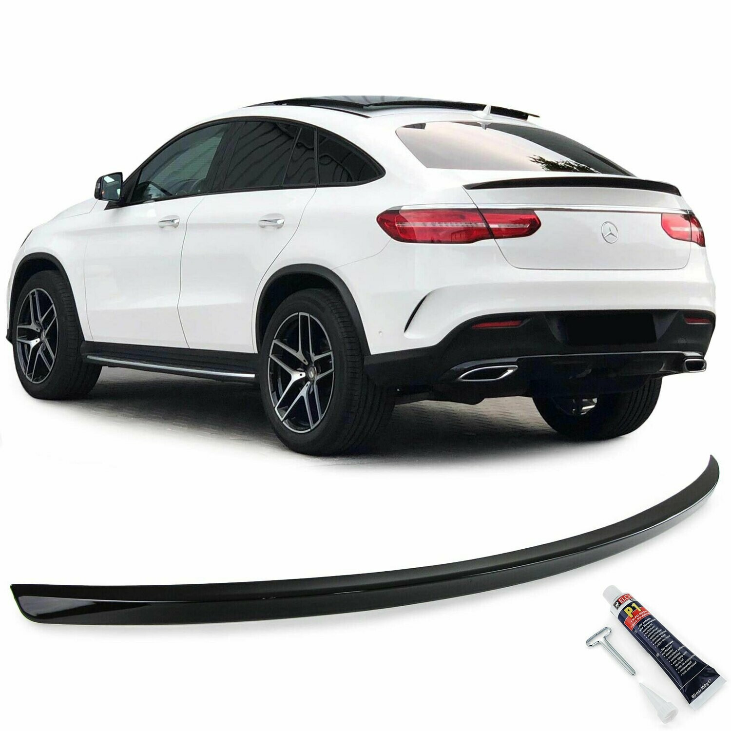 Becquet / Aileron / Lame de coffre Look AMG pour Mercedes GLE à partir de 2015