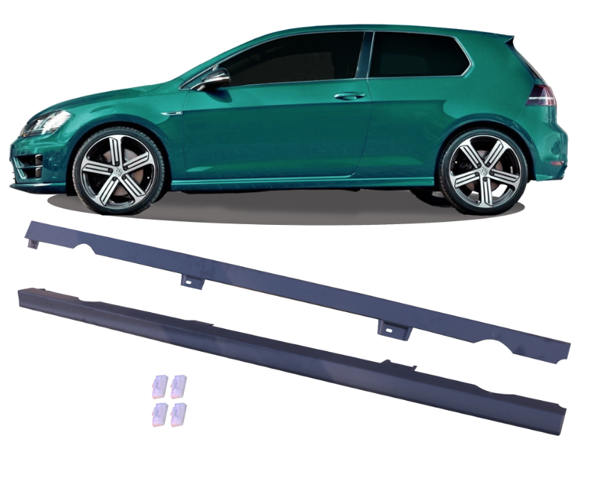 Bas de caisse sport Look R20 / GTI  pour VW Golf 7 - 3 et 5 Portes
