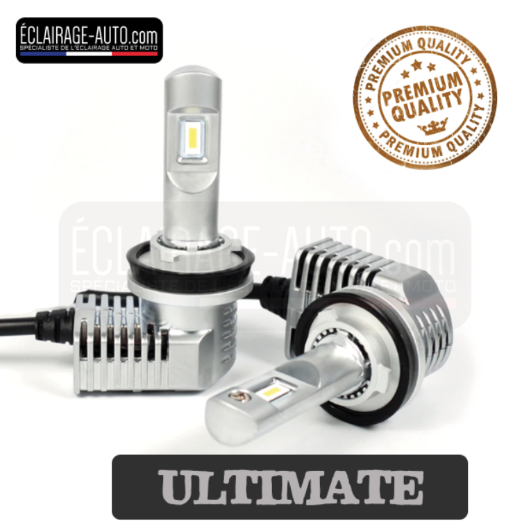 Kit 2 ampoules H8 LED CSP 11.000LMS CANBUS - HOMOLOGUÉ