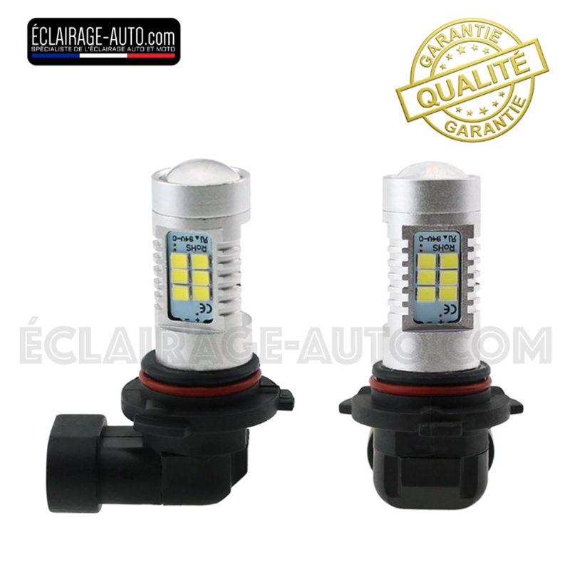 1 Ampoule 9006 / HB4 Blanc 6000K 21 SMD Antibrouillard