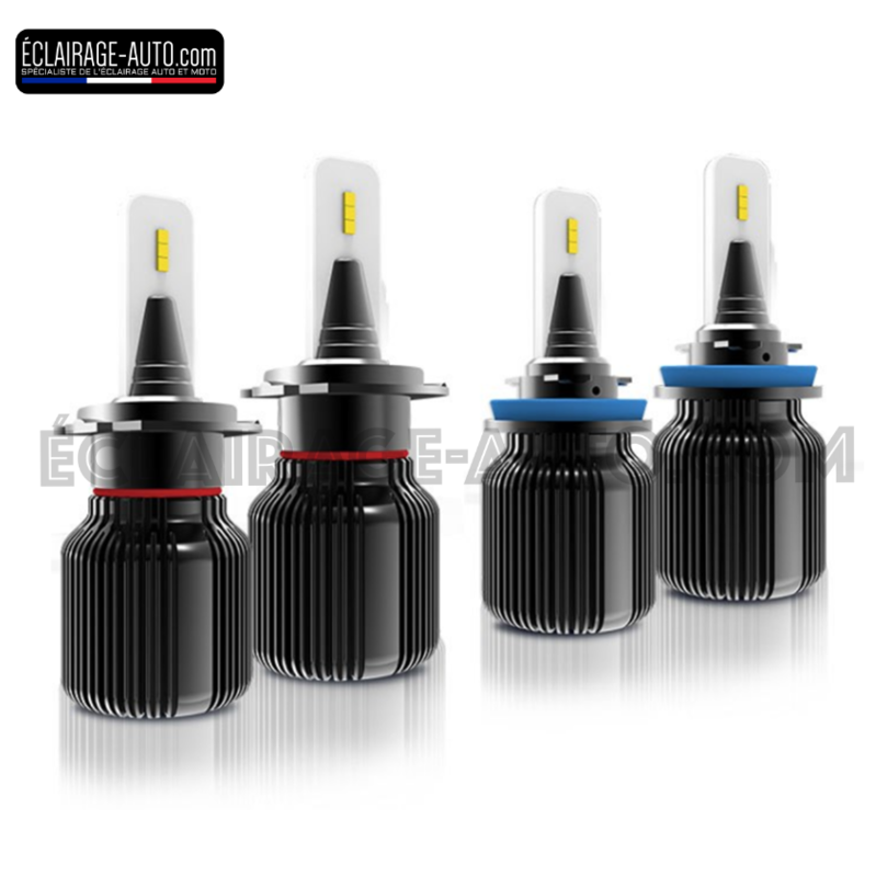 Kit DE 2 AMPOULES CSP LED VENTILEE HB5 8000LM POUR AUTO MOTO ET CAMION