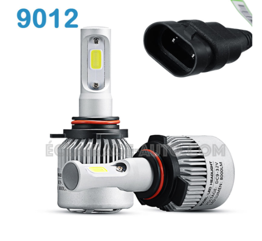 Kit DE 2 AMPOULES LED VENTILEE HIR2 8000LM POUR AUTO MOTO ET CAMION