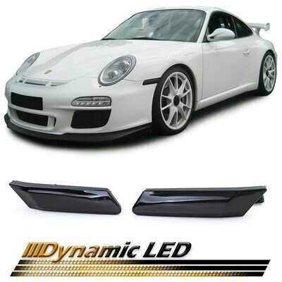 Paire de clignotants de rétroviseur dynamiques à LED pour Porsche 911 997 2004 - 2012 Boxster Cayman 987 2005 - 2013