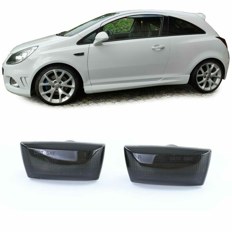 Paire de clignotants latéraux pour Opel Cascada à partir de 2013 Corsa D OPC 2006 - 2014