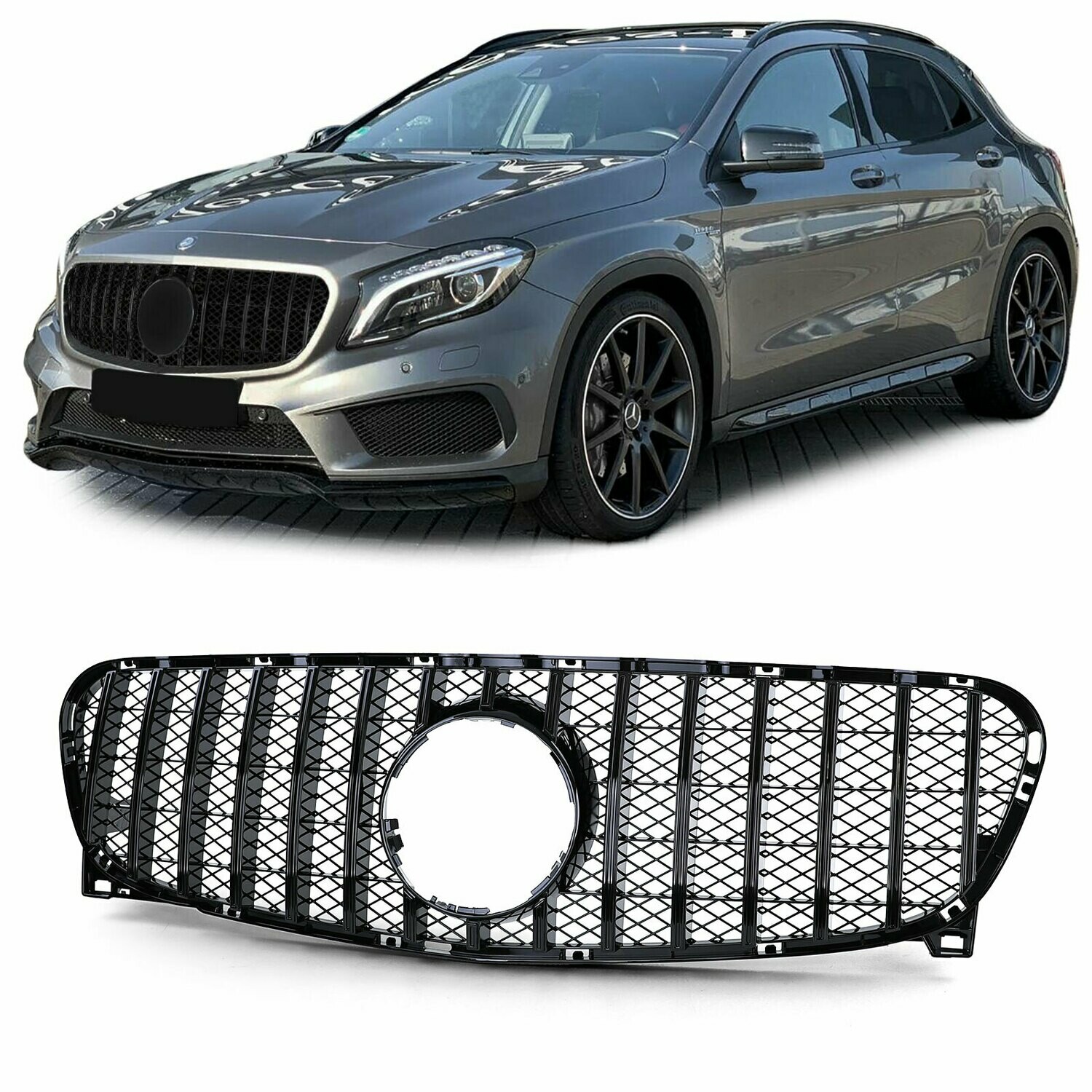 Calandre / Grille Look AMG pour Mercedes GLA X156 2013 - 2016