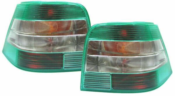 Paire de feux arrière verts pour Volkswagen Golf 4 1997 - 2003