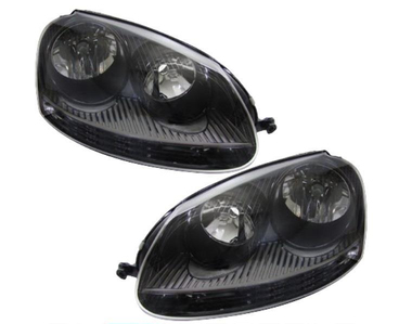 Paire de phares avant pour Volkswagen Golf 5 2003 - 2008 + ampoules