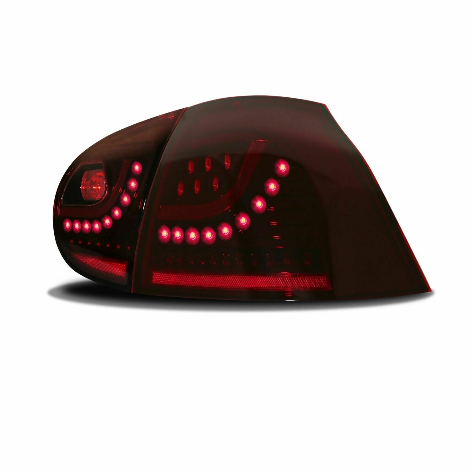 Paire de feux arrière à LED rouge fumée pour Volkswagen Golf 5 2003 - 2008