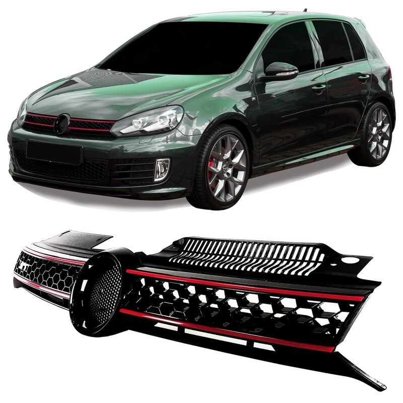 Calandre / Grille en nid d'abeille Sport Look pour Volkswagen Golf 6 2008 - 2012