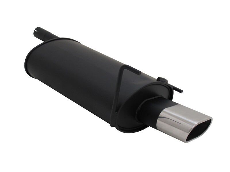 Silencieux / Pot d'échappement 135x75mm pour Mercedes Classe C W202 1993 - 2000