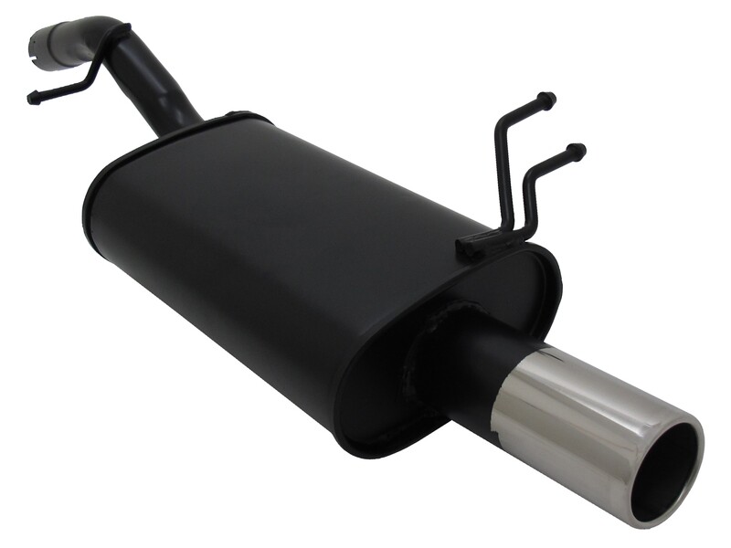 Silencieux / Pot d'échappement 1x76mm pour Ford Fiesta JH / JD 2001 - 2008